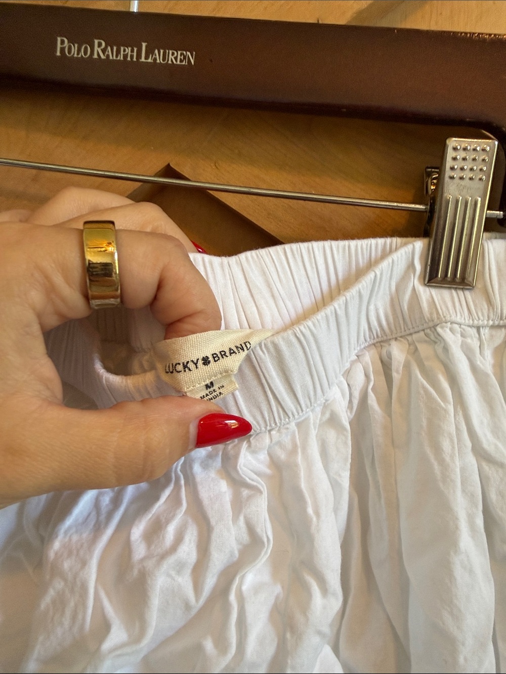 Lucky Brand White Maxi Balloon Skirt - Picture 2 of 2